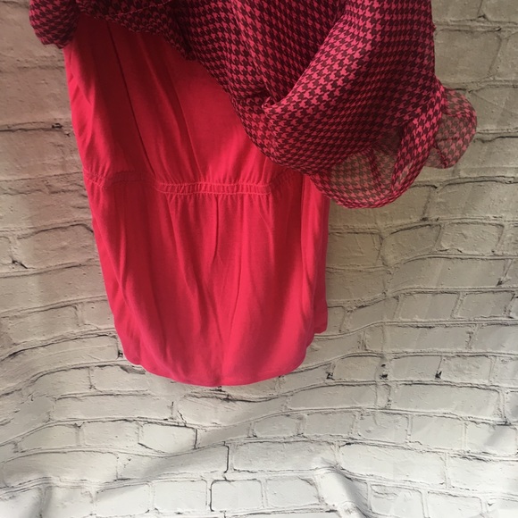 Houndstooth Layered Top - New York & Company XL - Picture 10 of 13